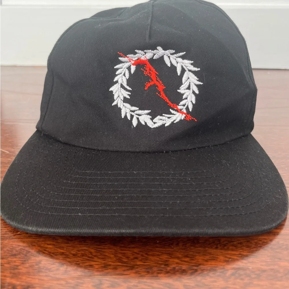 Queens Of The Stone Age The End Is Nero Unisex Black And Red Baseball Hat
